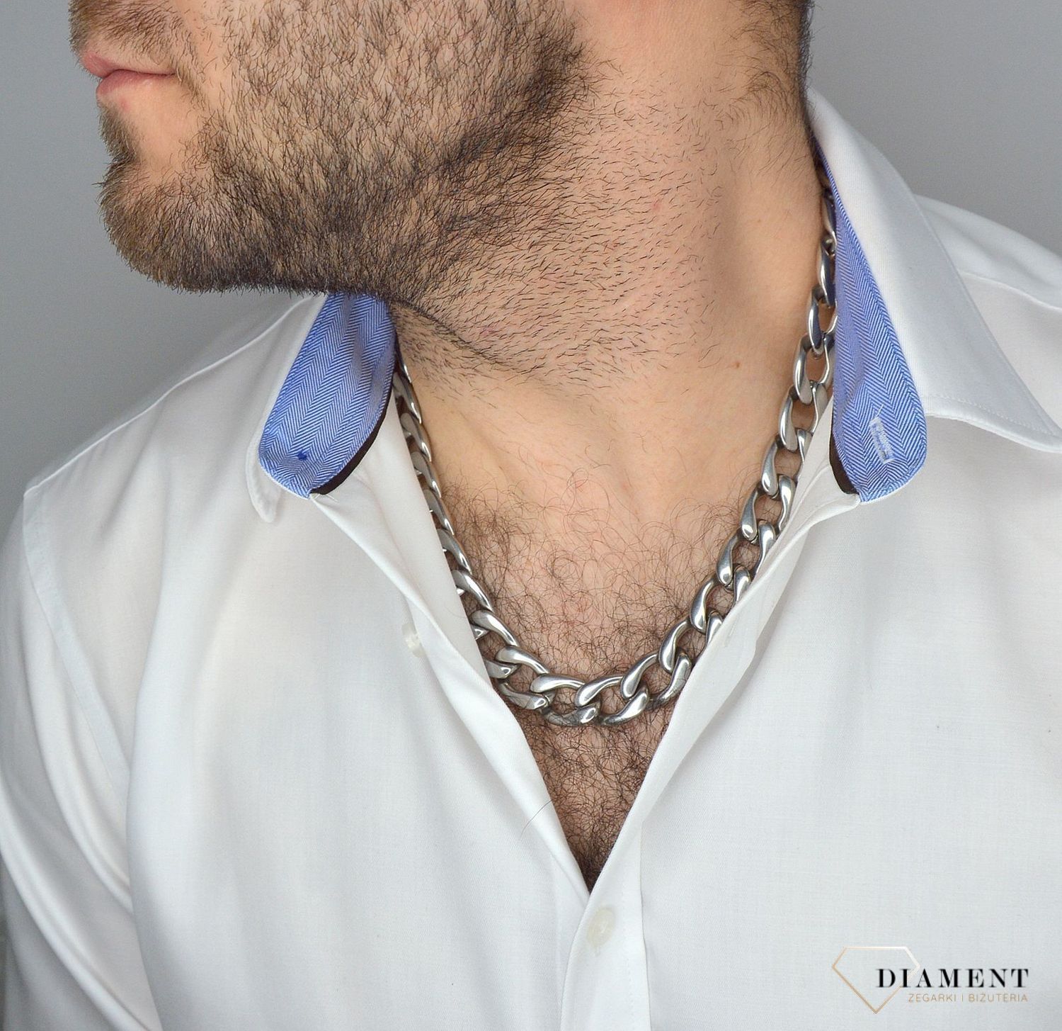 Łańcuszek męski stalowy  LAS 54. ✓Stalowe Naszyjniki Damskie (1).jpg